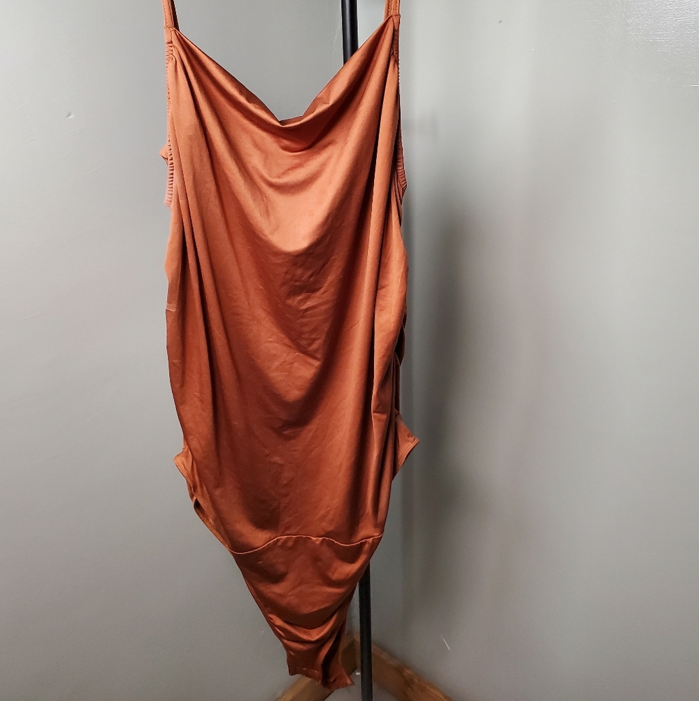 Elegant Rust Women's Bodysuit